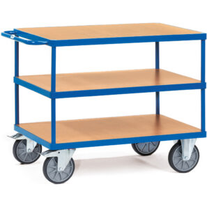 Chariot à étagères sans rebord 600kg 2423