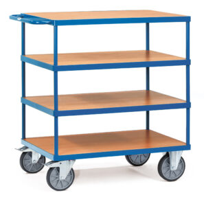 Chariot à étagères sans rebord 600kg 2443