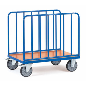 Chariot avec ridelles latérales tubes metal 2572