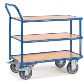 Chariot de magasin à plateaux sans rebord 2612