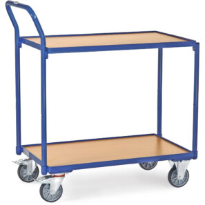 Chariot à étagères avec rebord 300Kg 2743