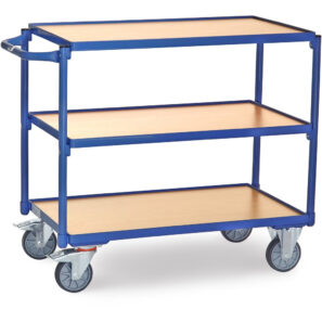 Chariot à étagéres avec rebord 300Kg 2954