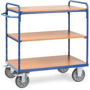 Chariot plateaux superposés sans rebord 8101