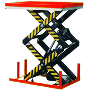 Table ACIER double ciseaux superposés HD1000