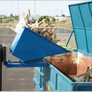 Benne auto-basculante 1100L