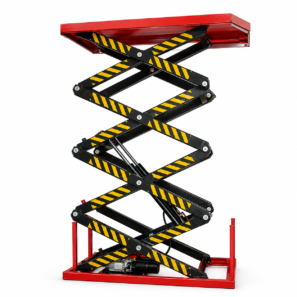 Table ACIER quadruple ciseaux superposés HF400