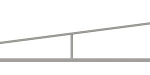 Potences murales triangulées légères porte-outil Inox (PMTLIN)