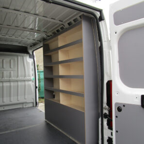 Meuble droit peuplier gris - Boxer, Jumper, Ducato, Movano (L2H2 - L3H2)