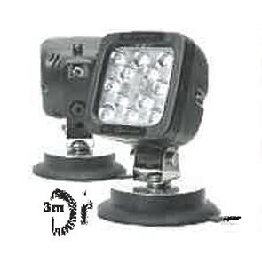 Phare de travail LED carré 7000lm 12/30V