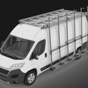 Porte verre exterieur utilitaire lourd + L4H2 1800*3600 5 barres