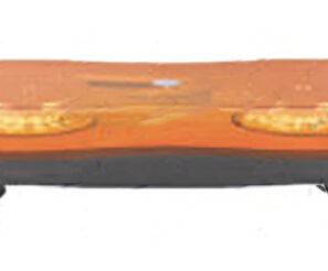 Rampe gyrophare LEDS R65 orange 12/24V magnetique - 600 mm