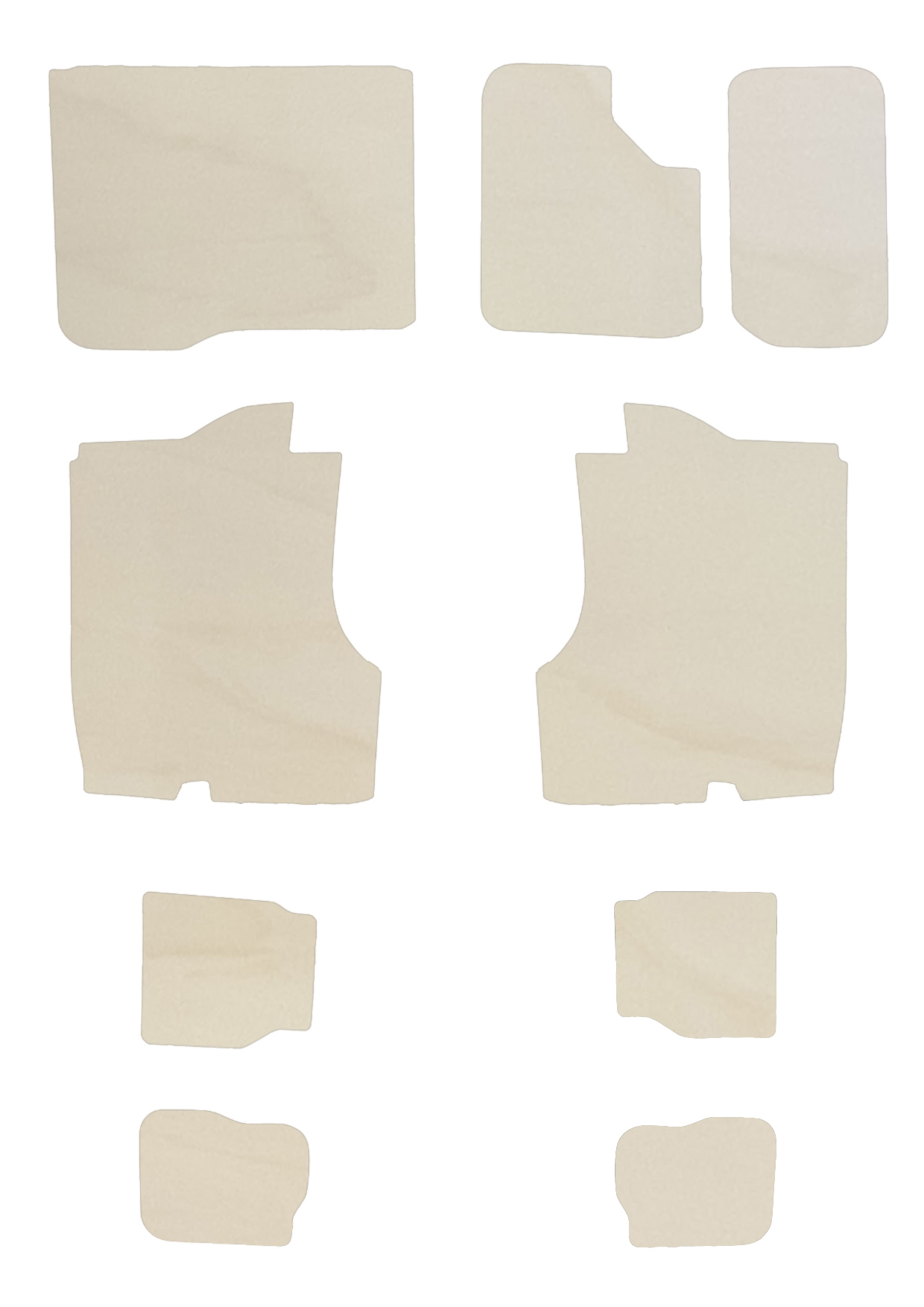 Kit habillage peuplier gris sans plancher Expert, Jumpy, Scudo, Vivaro, Proace (L2) - AECY501BG