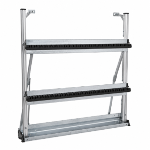 Porte verre interieur utilitaire moyen  L1H1 1300*1500 2 barres