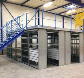 Acti-Floor sur rayonnage
